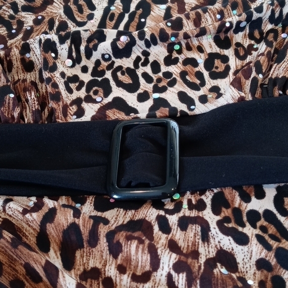 JTB leopard print tie back medium 19" pit - Picture 13 of 13